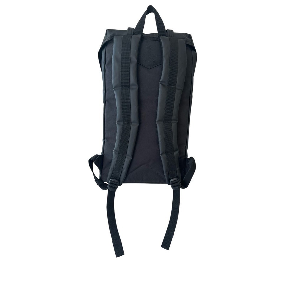 Hershel Large Coated Canvas Black Laptop Backpack EUC - Picture 5 of 11